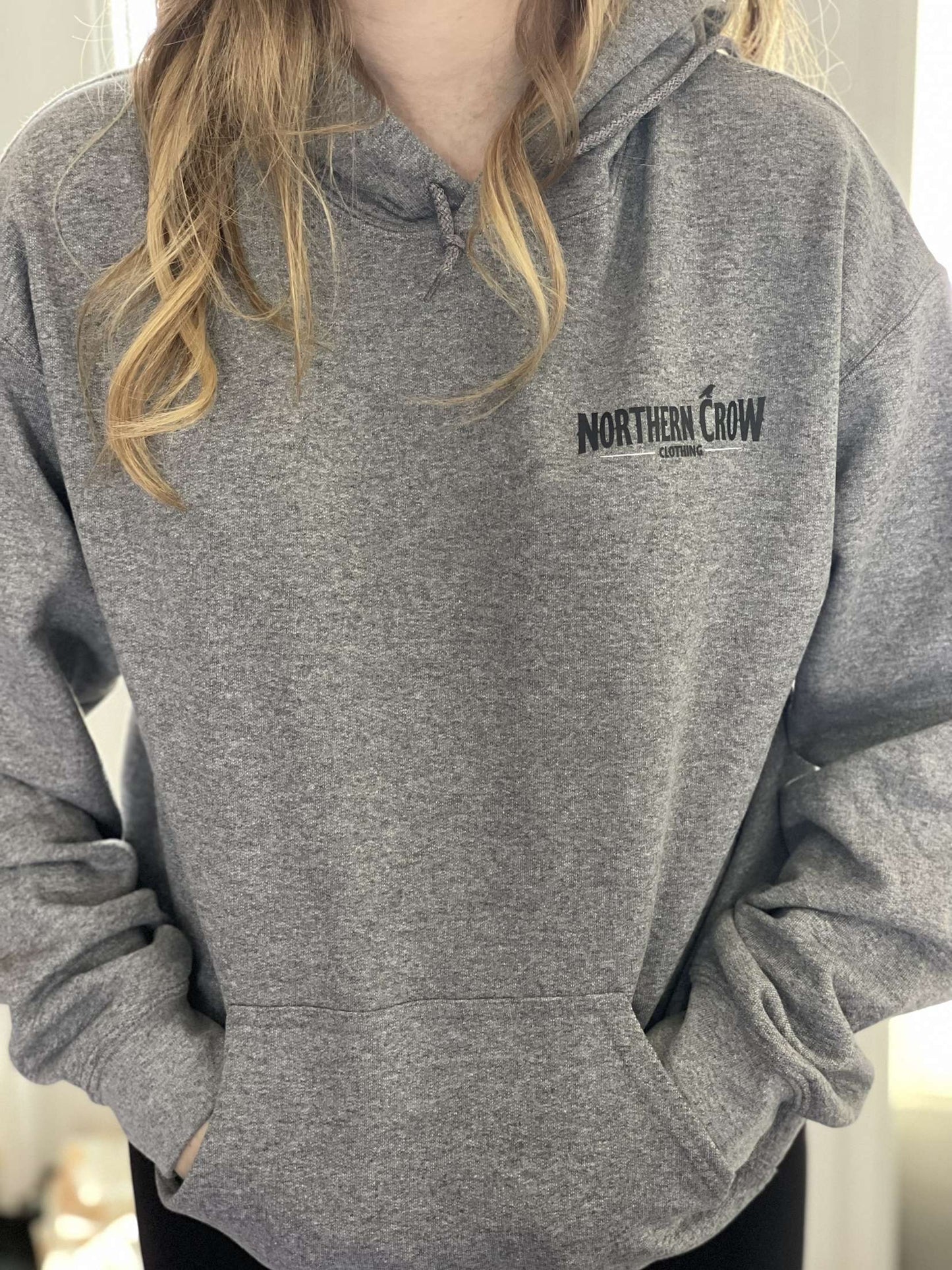 Sledding Hoodie black logo